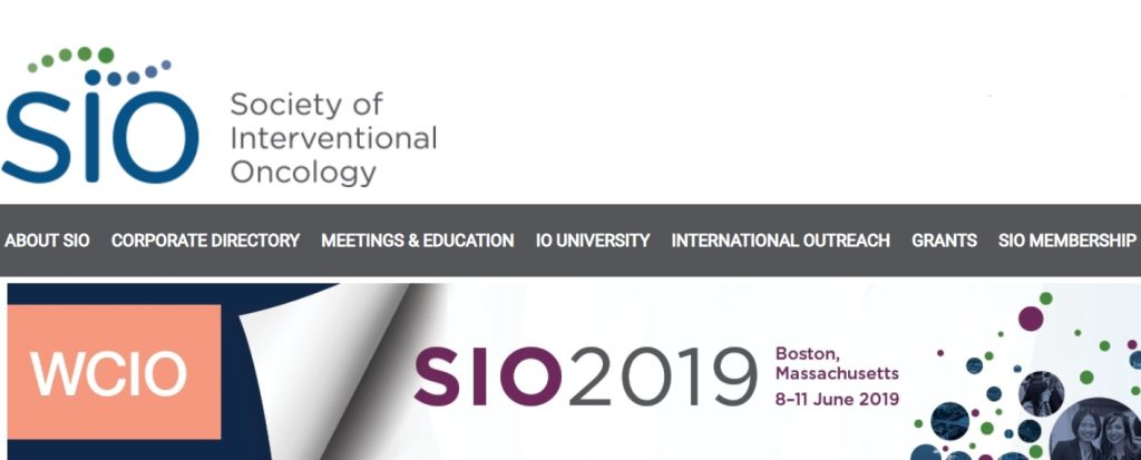 WCIO2019 - The Society of Interventional Oncology next scientific meeting